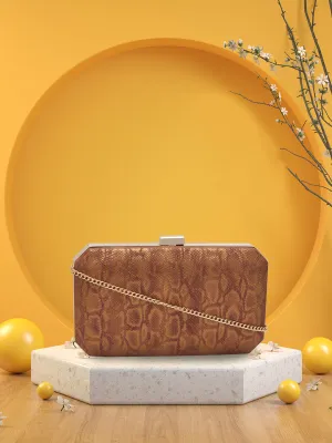 Caprese Party Merle Medium Copper Clutch