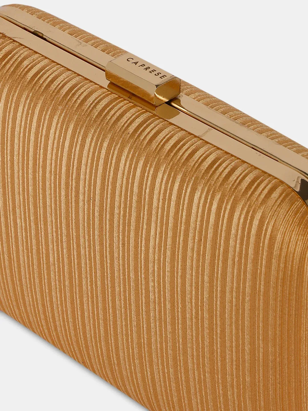 Caprese Party Trescha Medium Gold Clutch