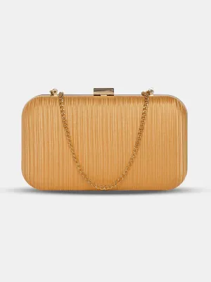 Caprese Party Trescha Medium Gold Clutch