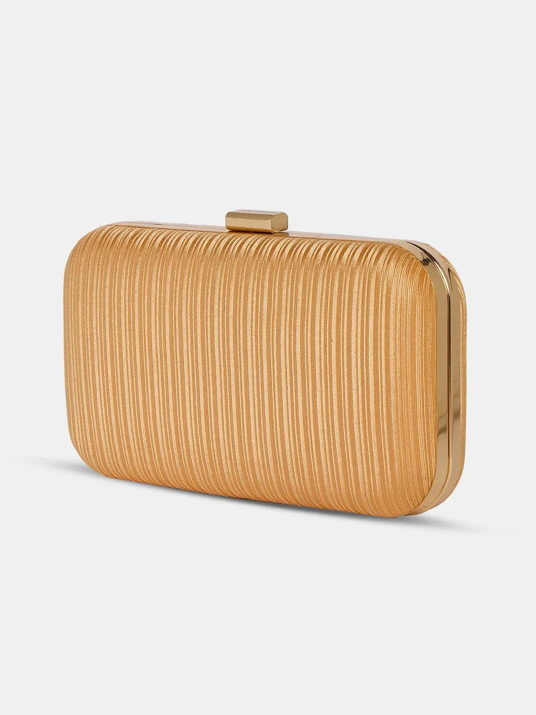 Caprese Party Trescha Medium Gold Clutch