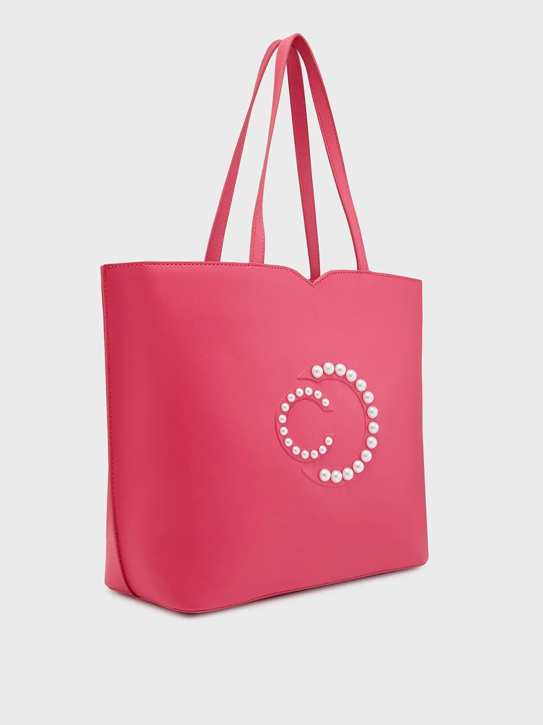 Caprese Pink Cloud Medium Pink Tote Bag
