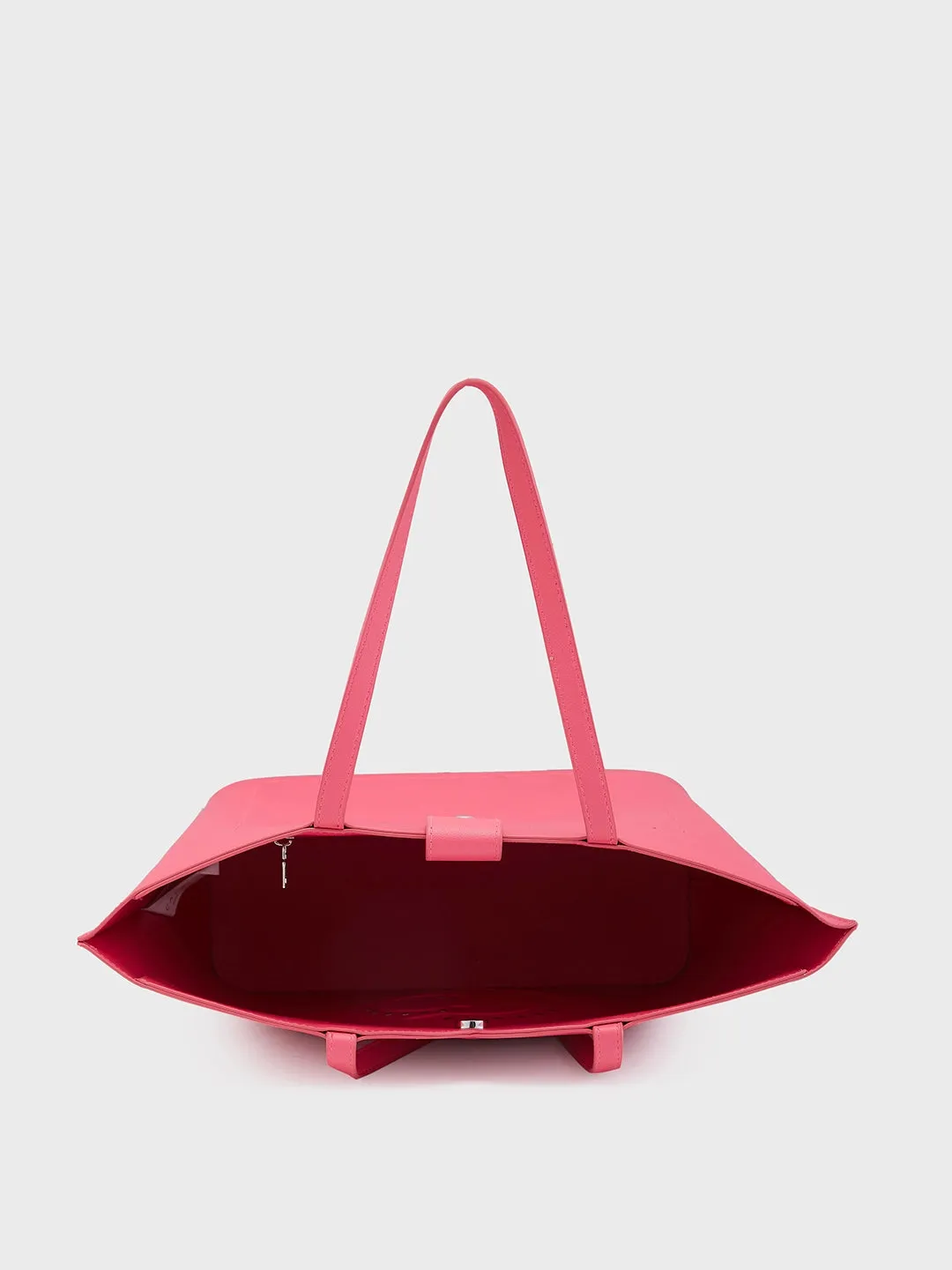 Caprese Pink Cloud Medium Pink Tote Bag