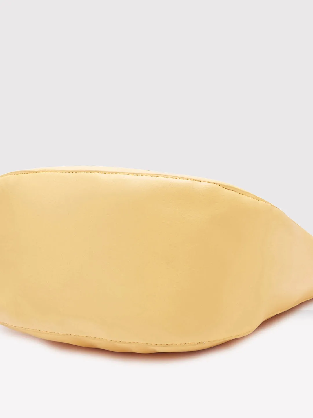 Caprese Pyxis Medium Yellow Satchel Bag