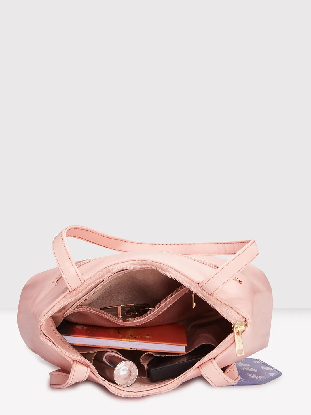 Caprese Pyxis Small Mellow Rose Satchel Bag