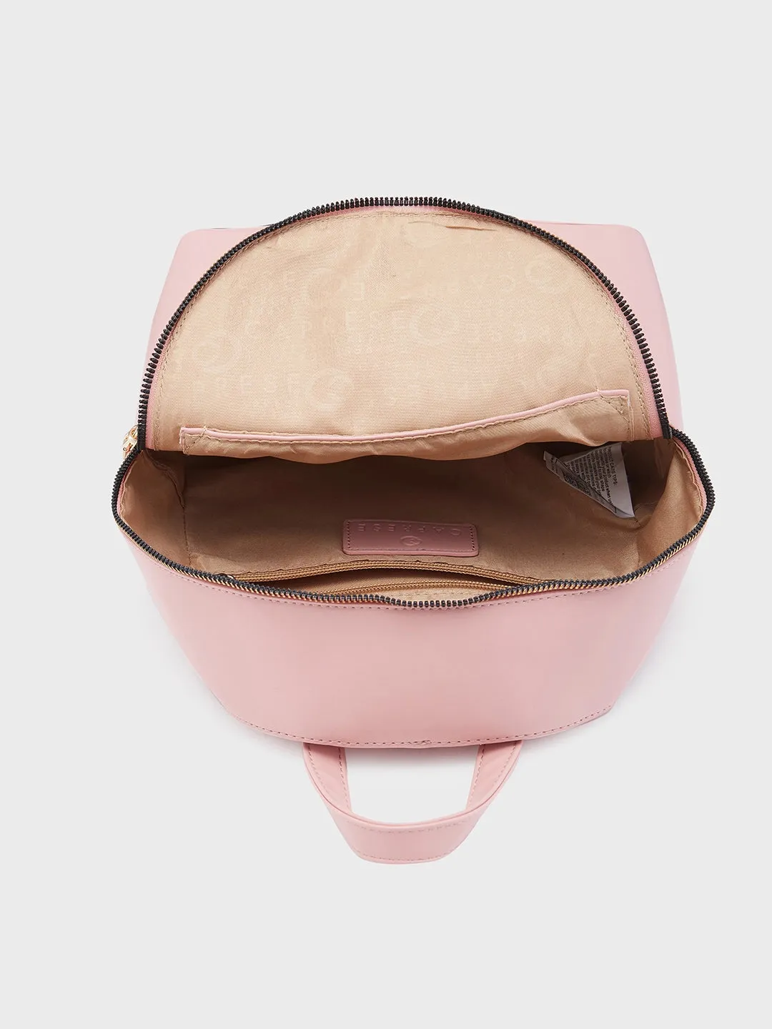 Caprese Rabina Medium Pink Backpack