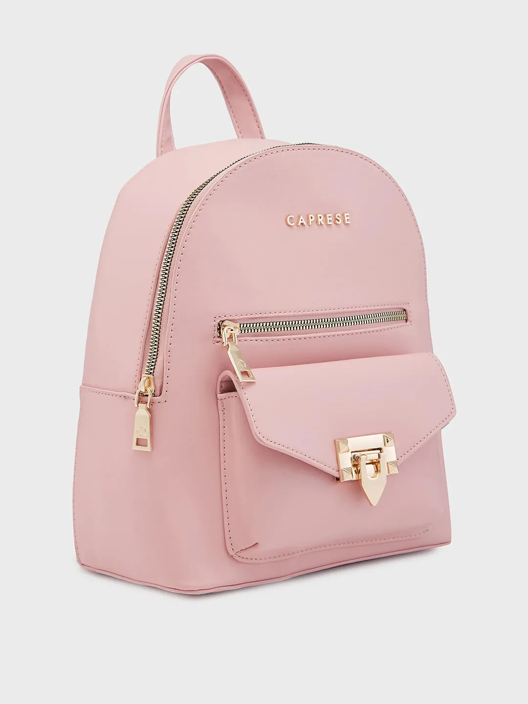 Caprese Rabina Medium Pink Backpack