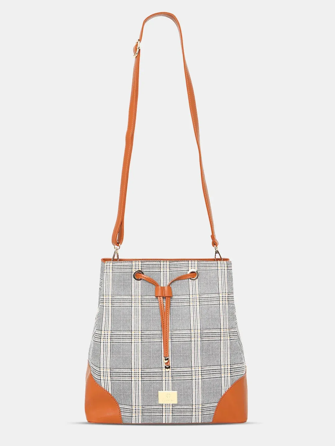 Caprese Remi Large Tan Satchel Bag