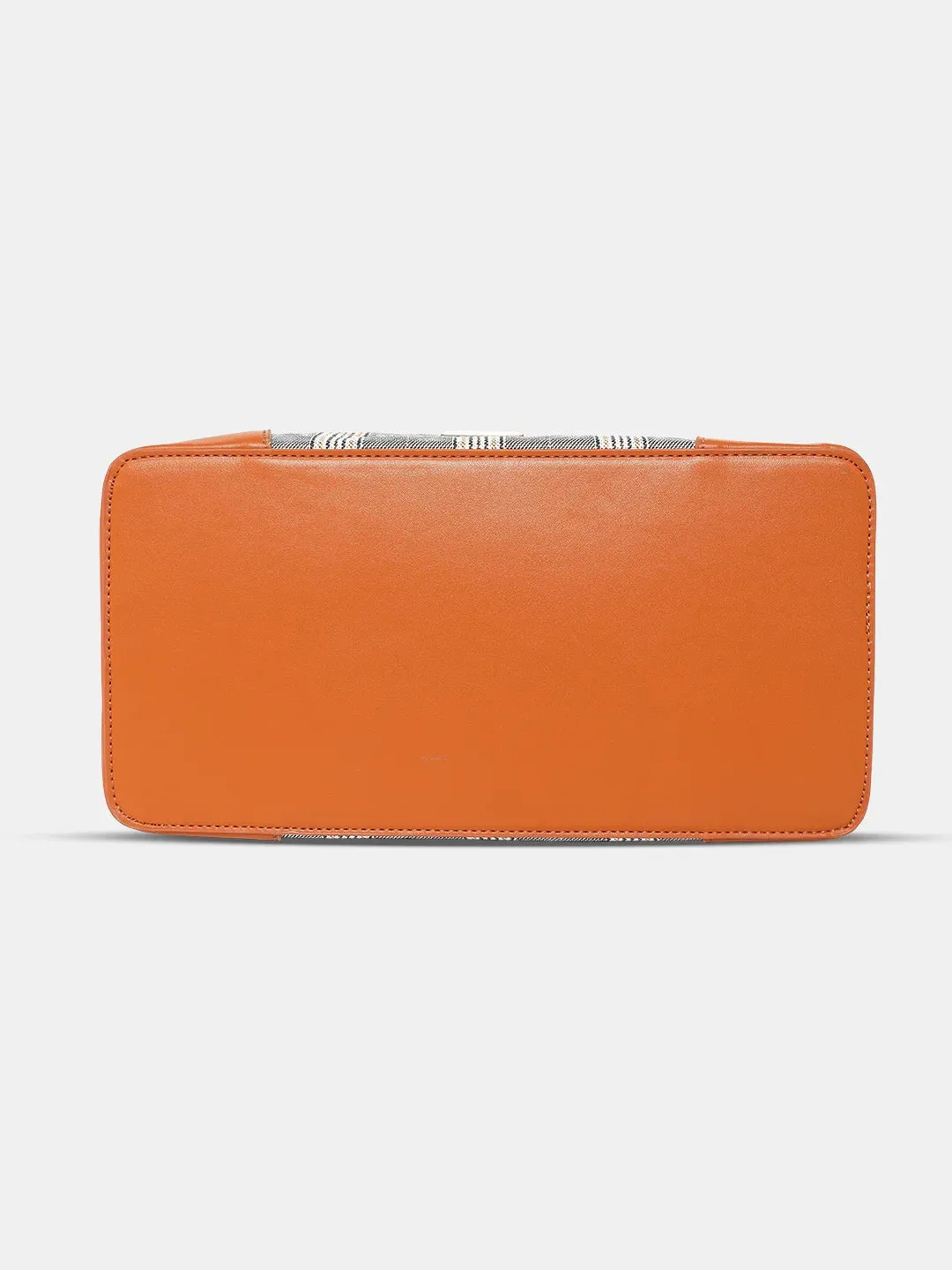 Caprese Remi Large Tan Satchel Bag