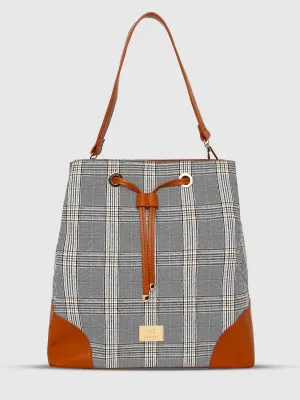 Caprese Remi Large Tan Satchel Bag