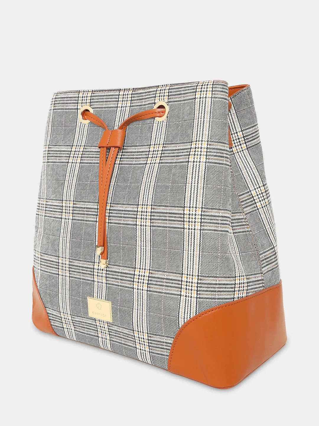 Caprese Remi Large Tan Satchel Bag