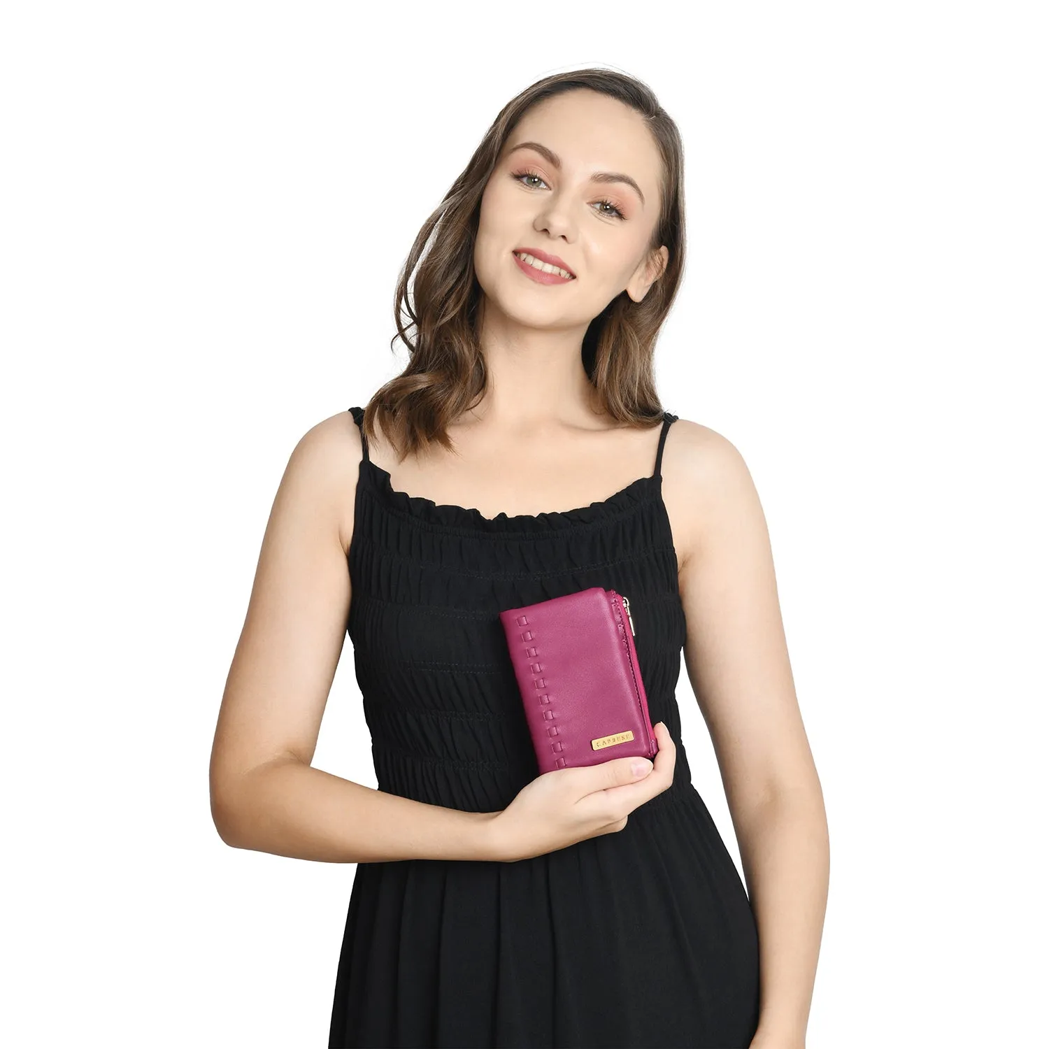 Caprese Remy Small Fuchsia Wallet