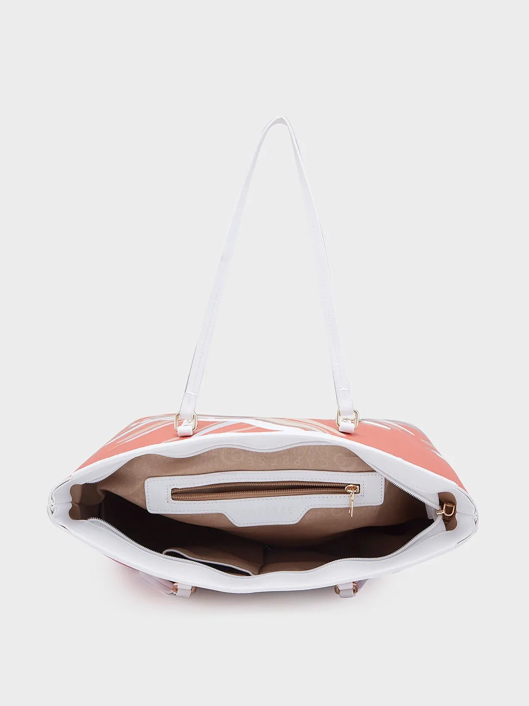 Caprese Renee Large Orange Tote Bag
