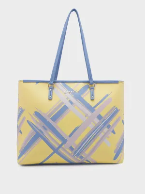 Caprese Renee Large Yellow Tote Bag