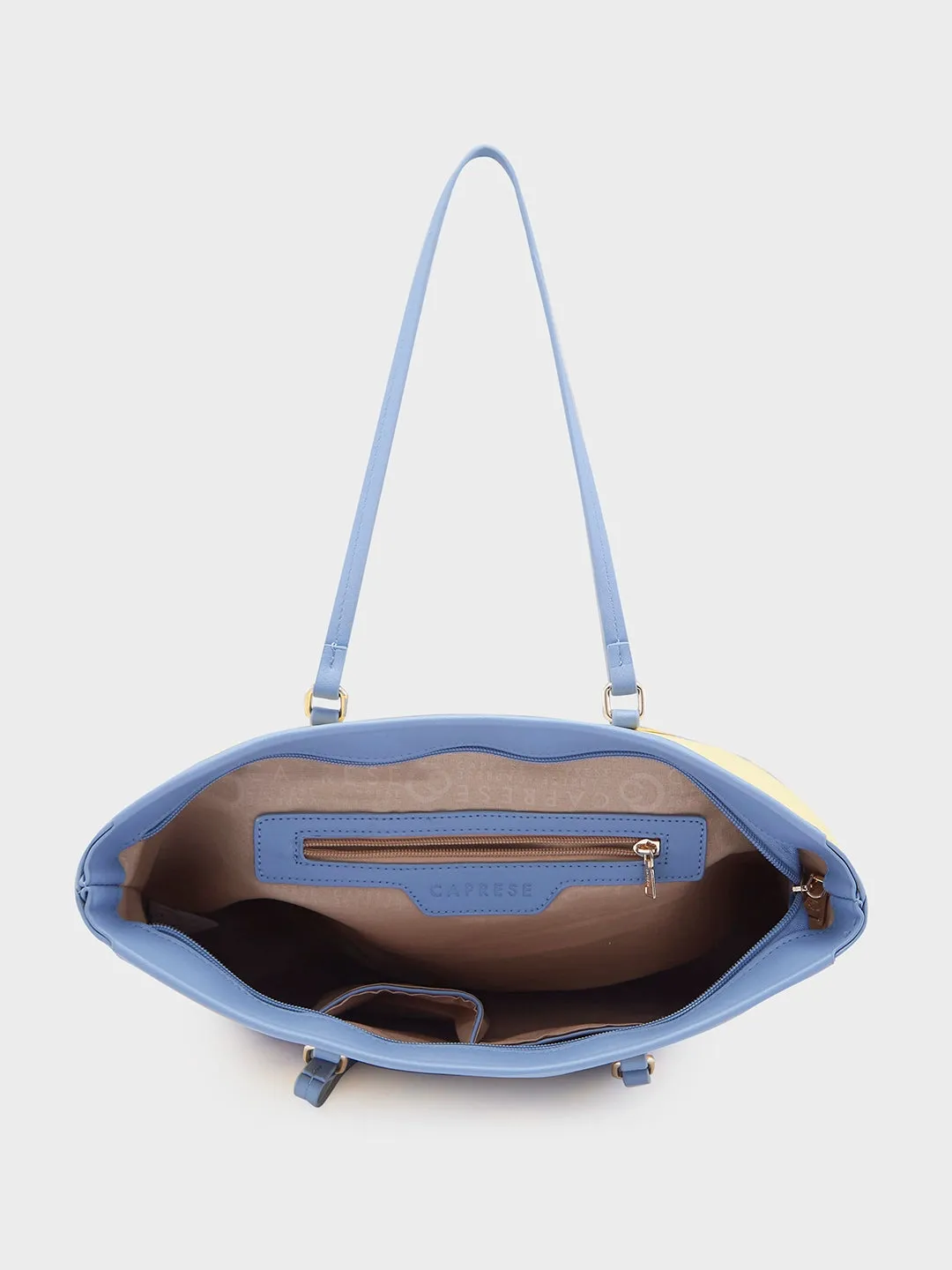 Caprese Renee Large Yellow Tote Bag