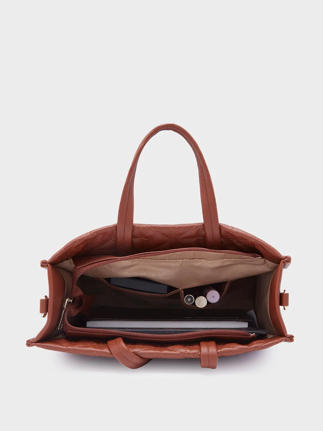Caprese Ritva Medium Brown Tote Bag
