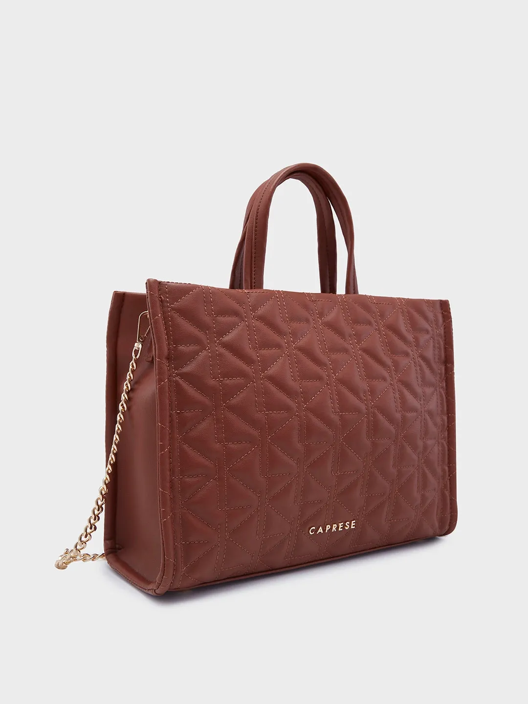 Caprese Ritva Medium Brown Tote Bag