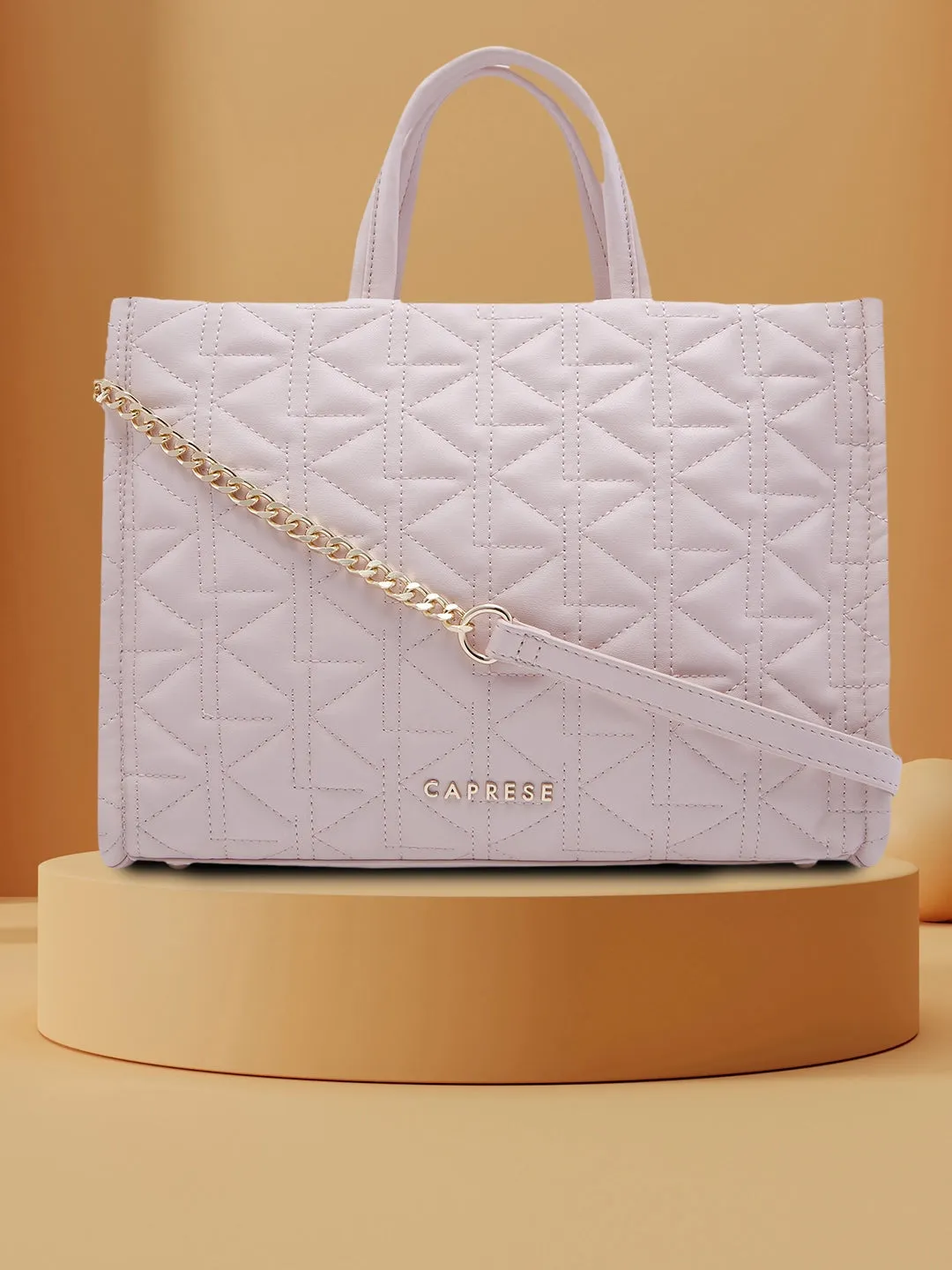 Caprese Ritva Medium Pink Tote Bag