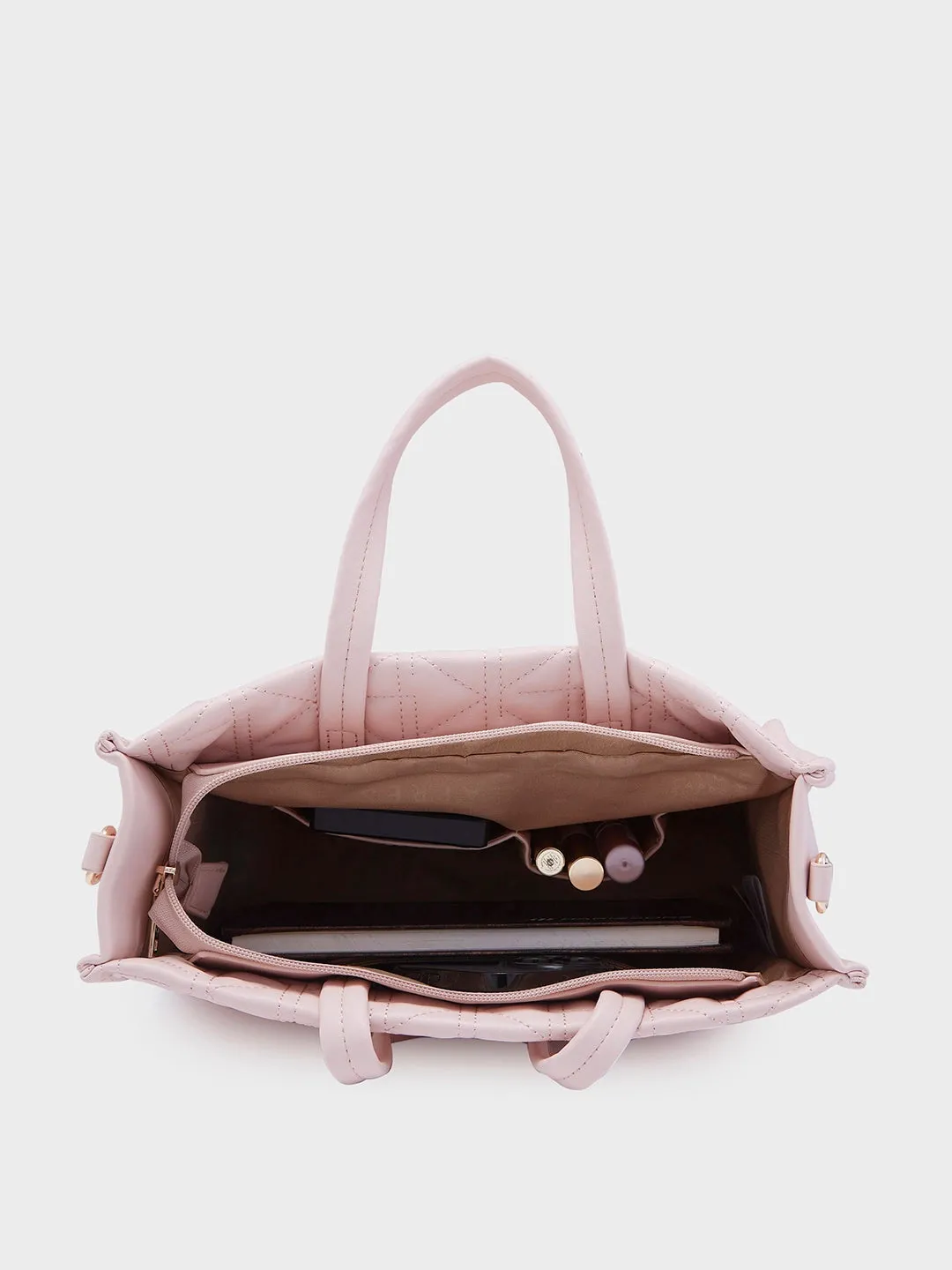 Caprese Ritva Medium Pink Tote Bag