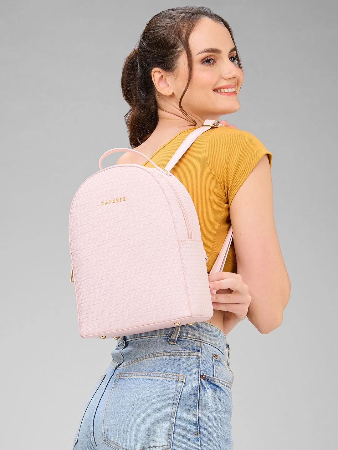 Caprese Riva Medium Pink Backpack
