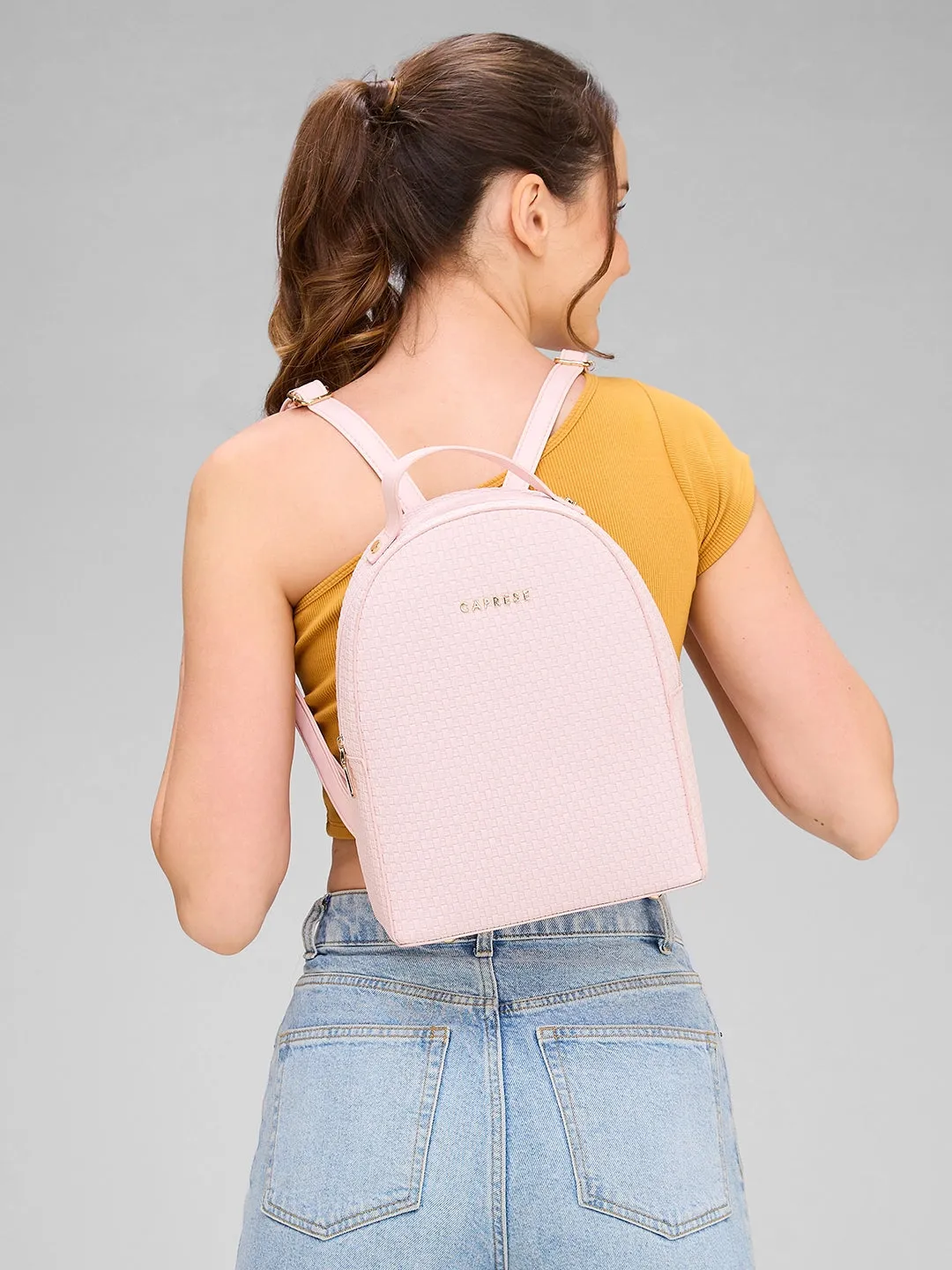 Caprese Riva Medium Pink Backpack