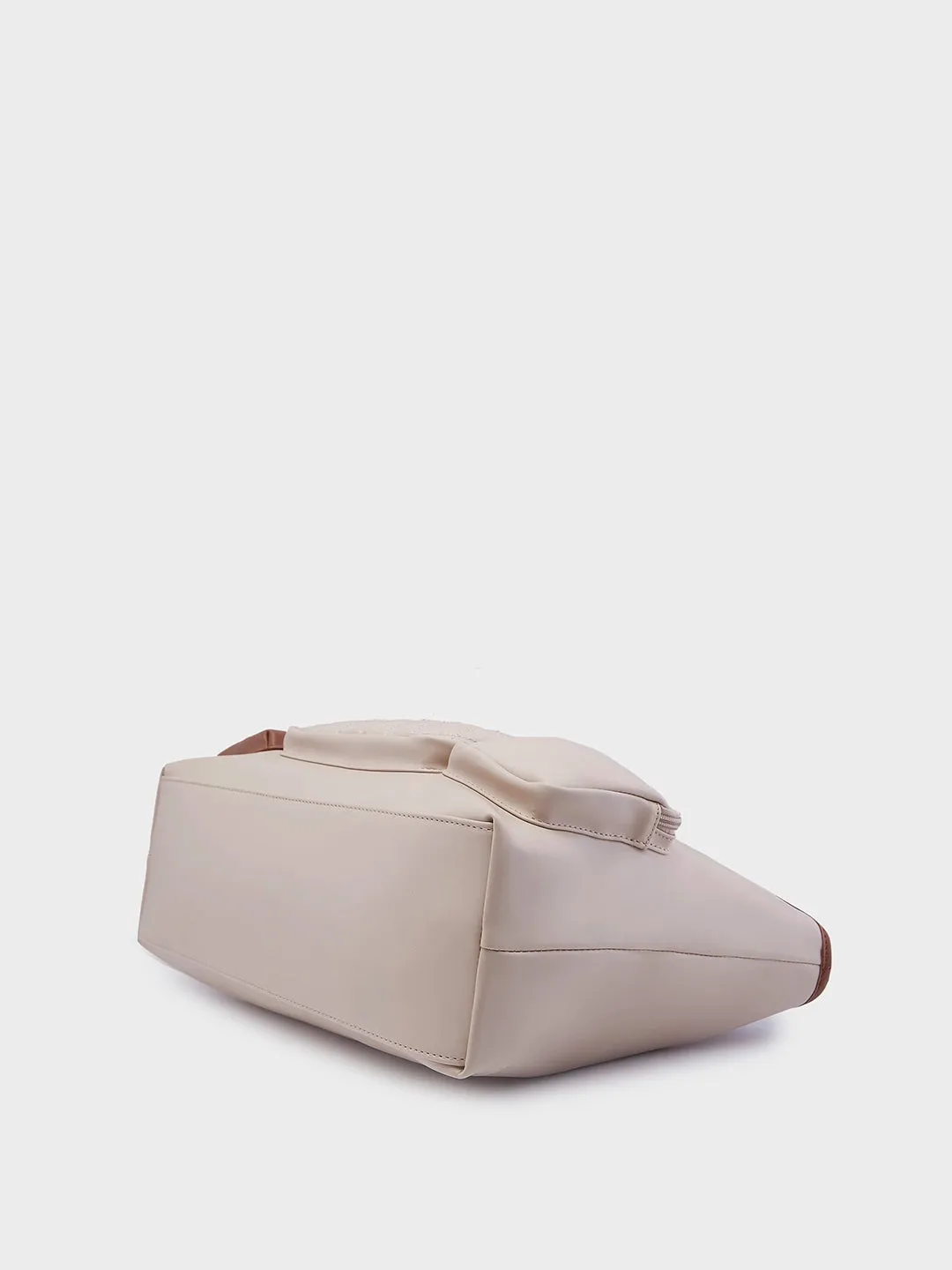 Caprese Roberta Large Beige Tote Bag