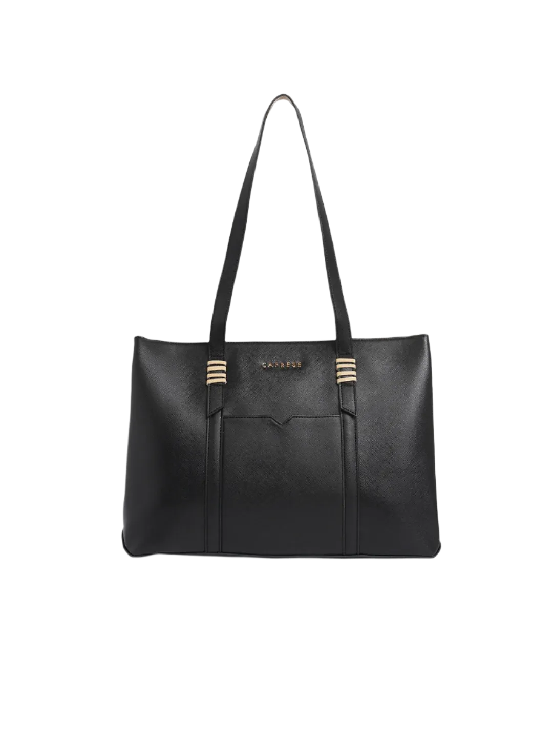 Caprese Roma Large Black Tote Bag