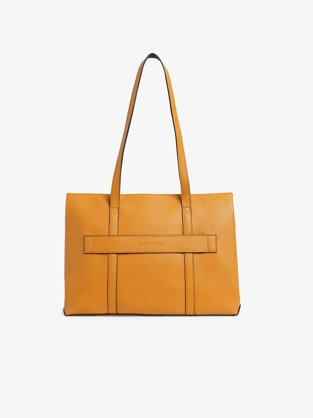 Caprese Roma Large Yellow Tote Bag