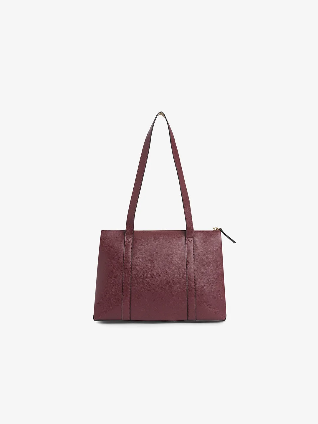 Caprese Roma Medium Red Tote Bag