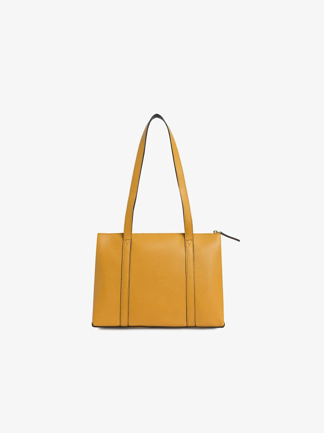 Caprese Roma Medium Yellow Tote Bag