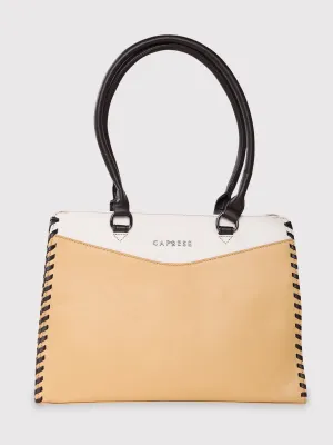 Caprese Rome Medium Yellow Satchel Bag