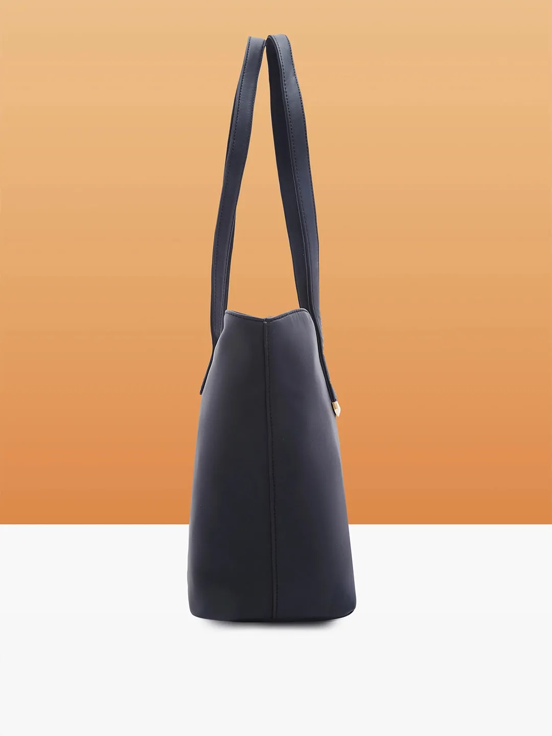 Caprese Romea Medium Black Tote Bag