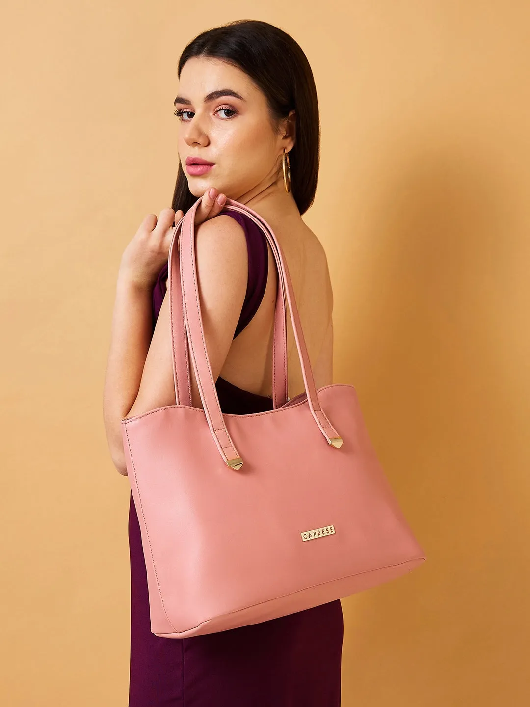 Caprese Romea Medium Blush Tote Bag