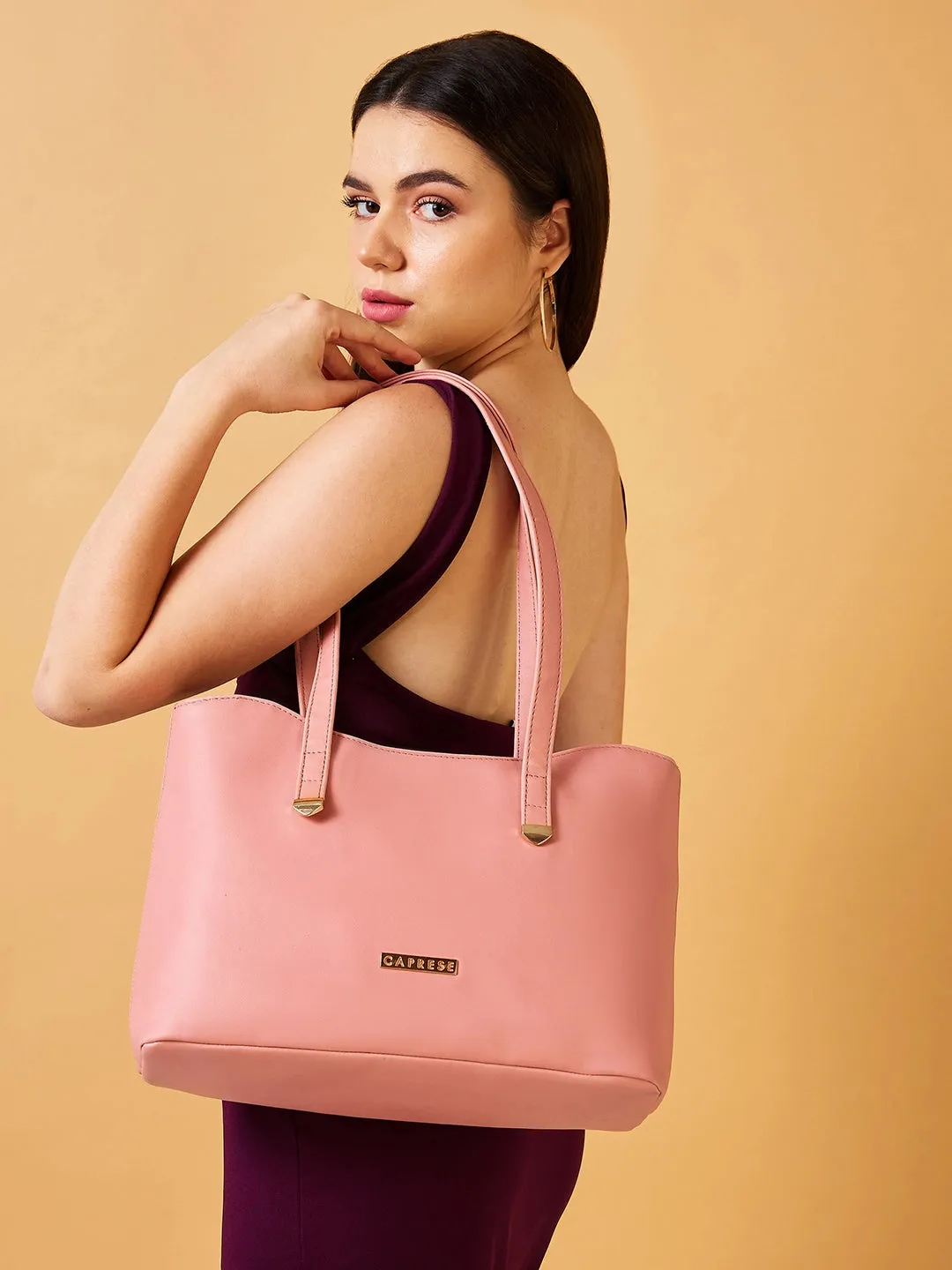 Caprese Romea Medium Blush Tote Bag