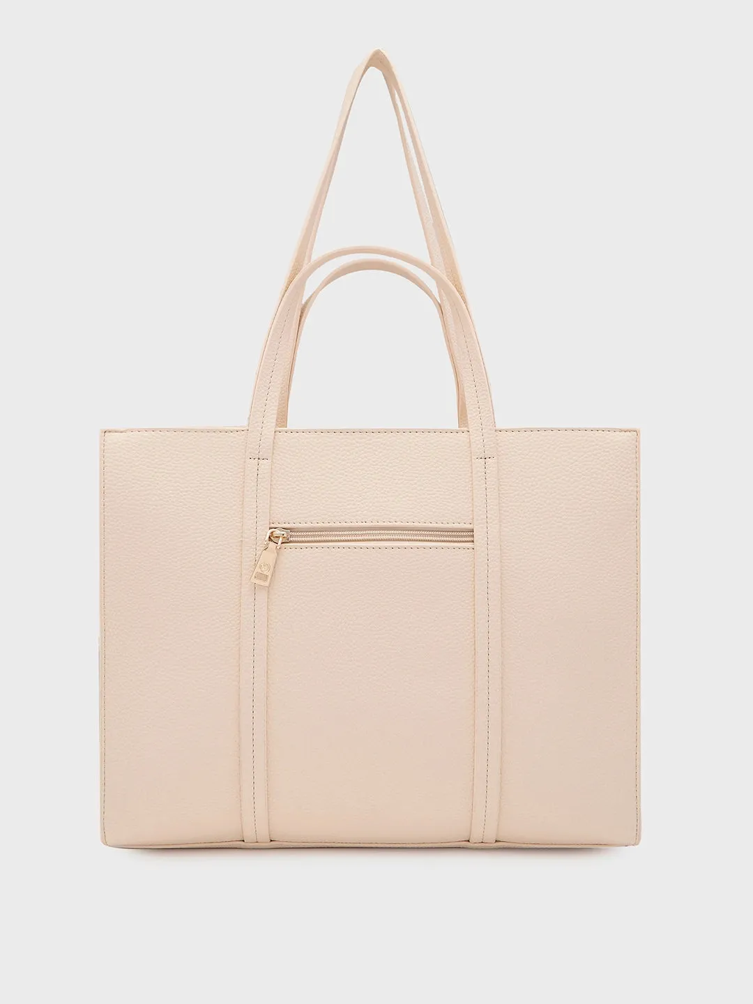 Caprese Roni Medium Beige Tote Bag