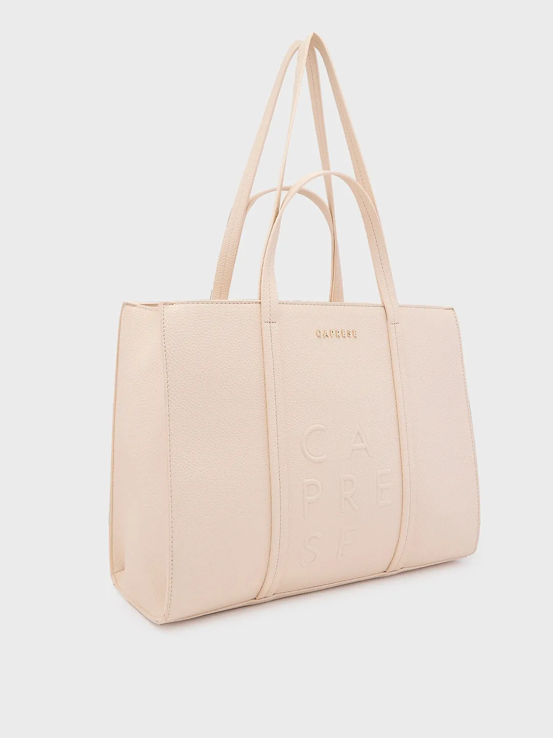 Caprese Roni Medium Beige Tote Bag