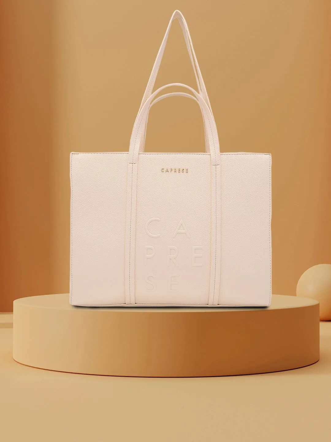 Caprese Roni Medium Beige Tote Bag