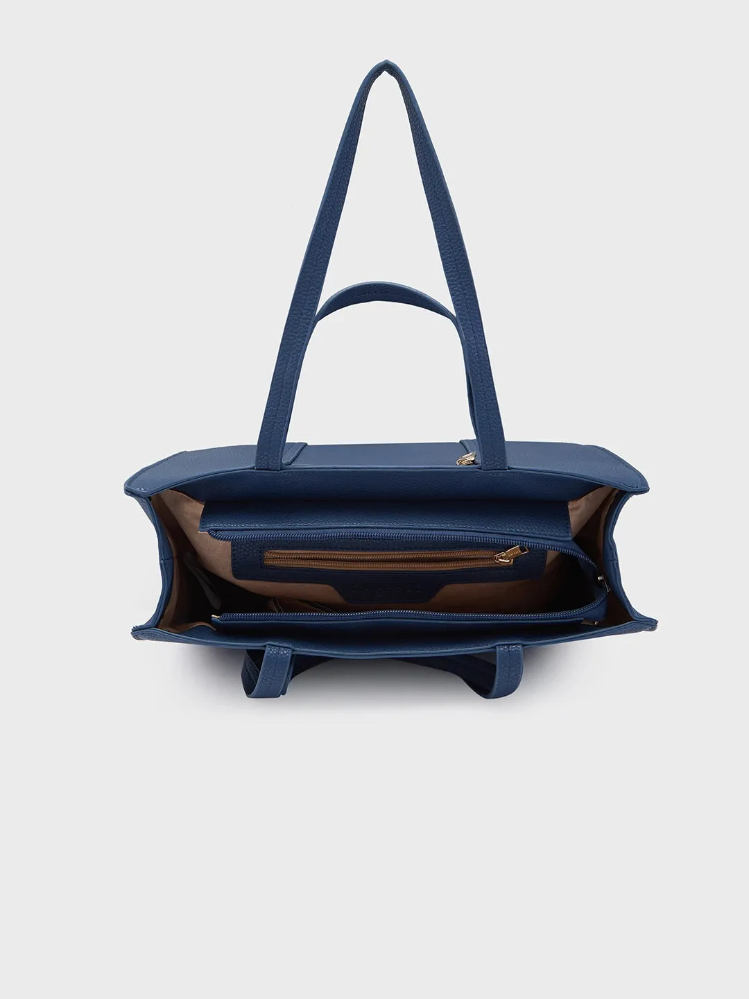 Caprese Roni Medium Blue Tote Bag