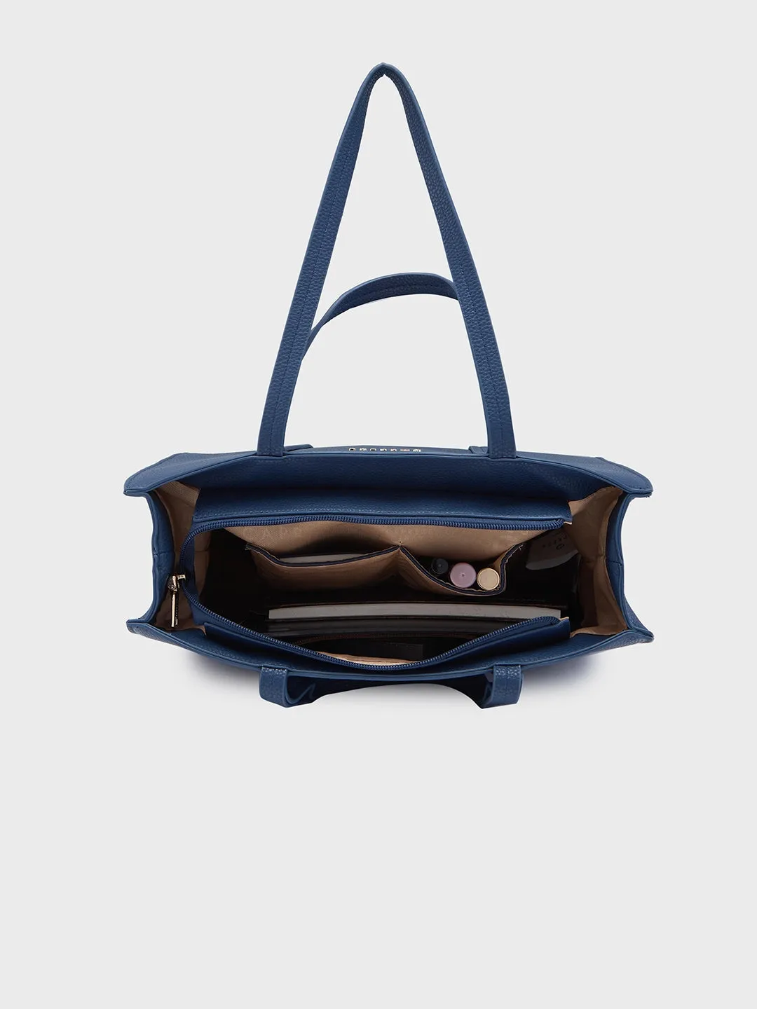 Caprese Roni Medium Blue Tote Bag