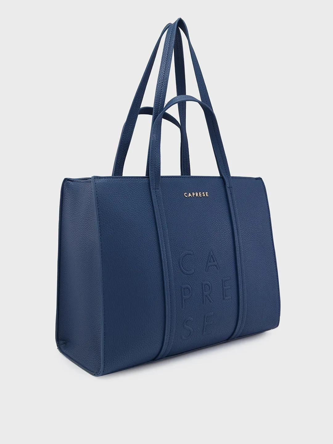 Caprese Roni Medium Blue Tote Bag