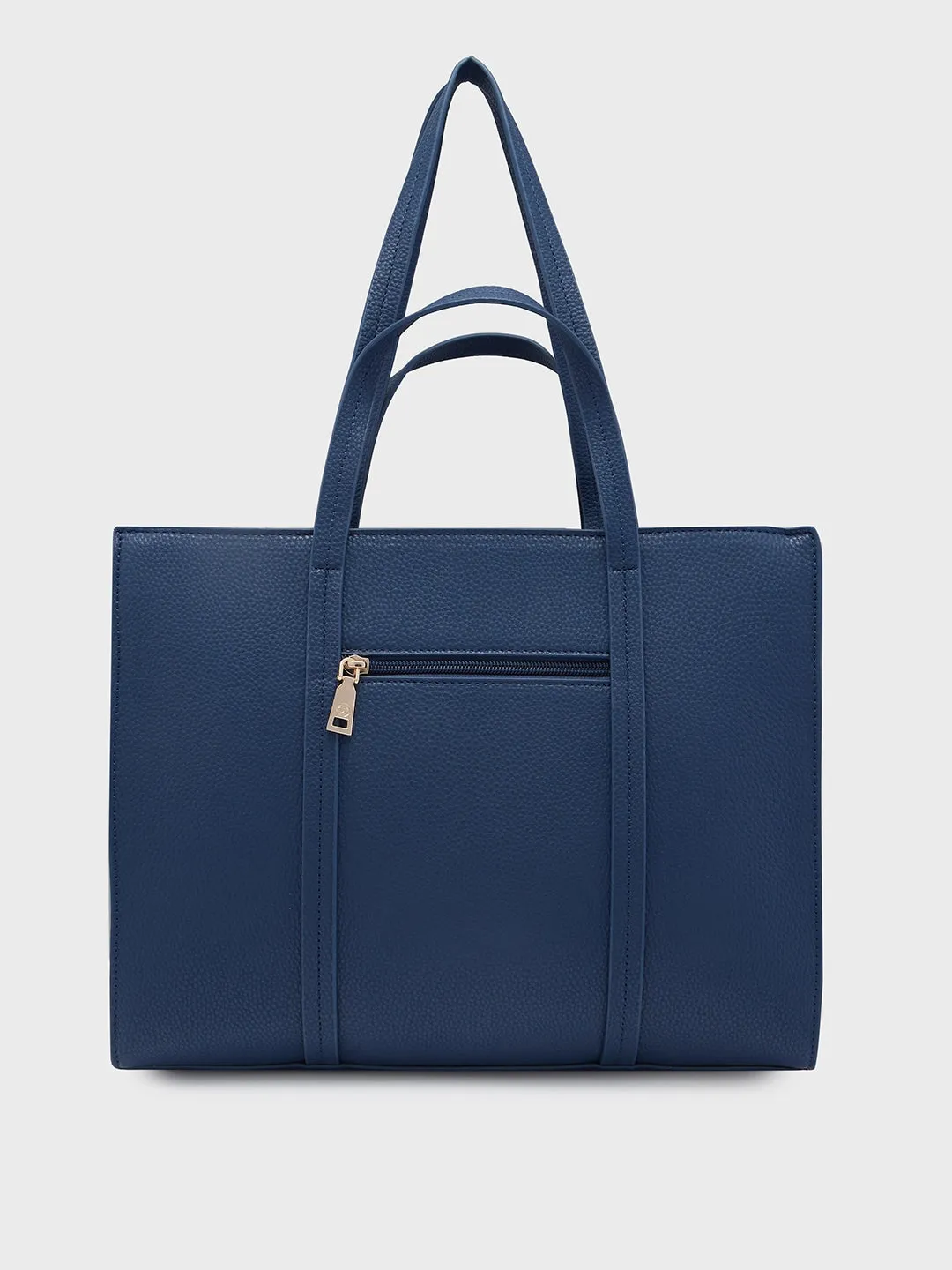Caprese Roni Medium Blue Tote Bag