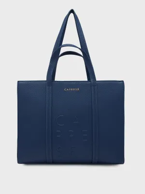 Caprese Roni Medium Blue Tote Bag