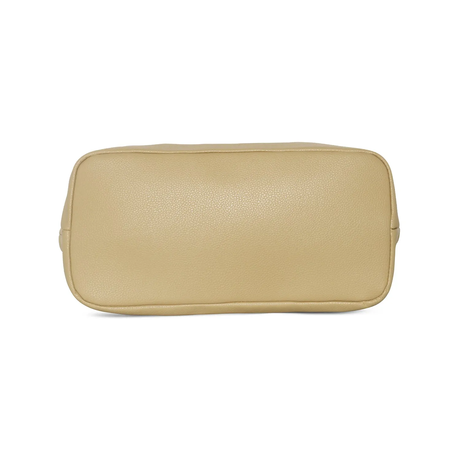 Caprese Rosamund Large Beige Satchel Bag
