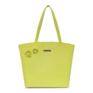 Caprese Rosamund Large Lime Satchel Bag