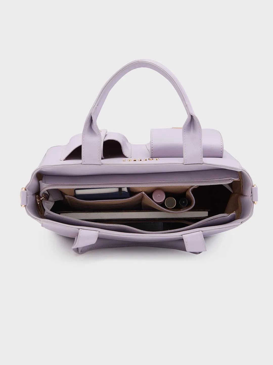 Caprese Roxena Medium Violet Tote Bag