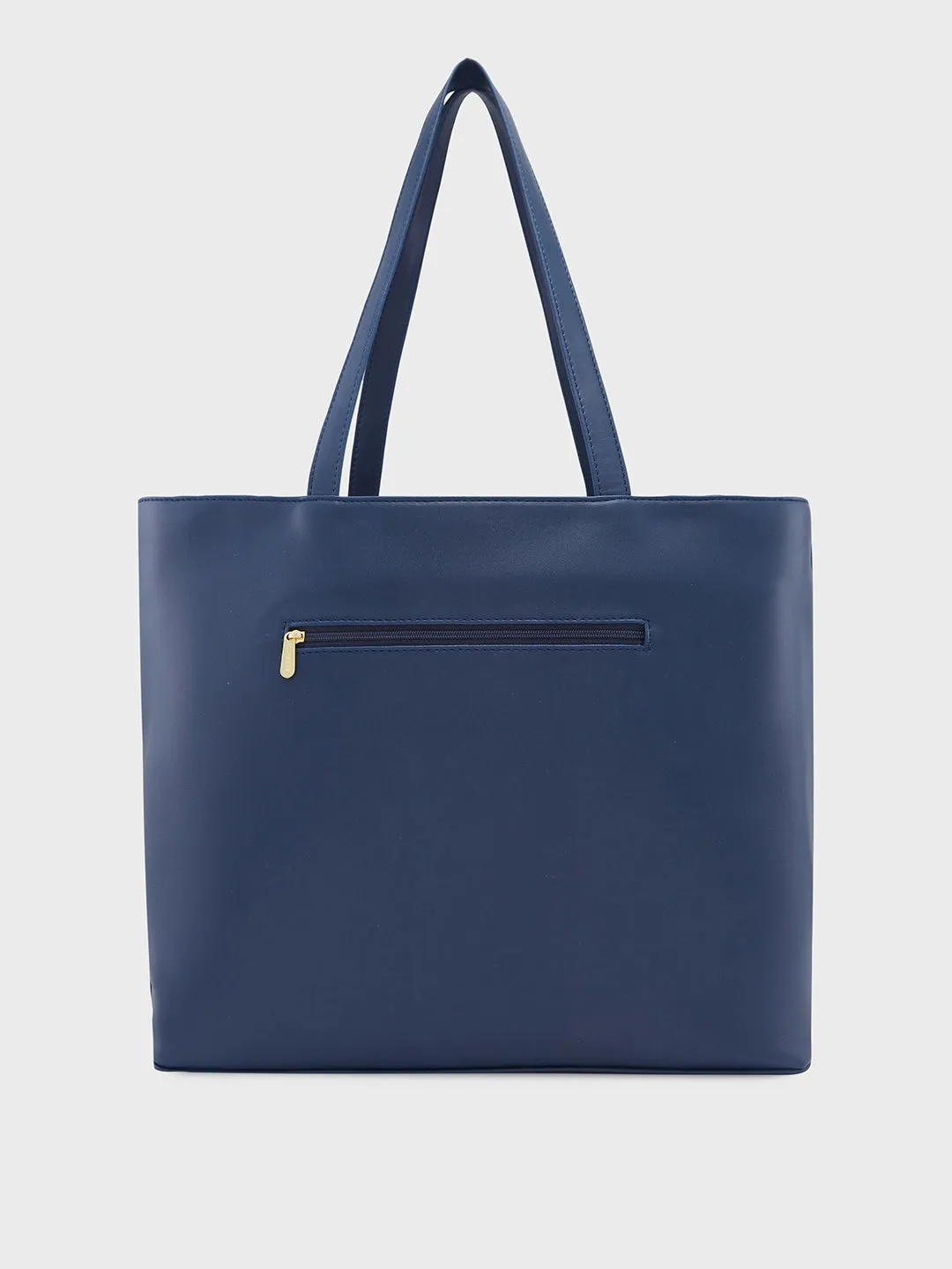 Caprese Sabreen Large Blue Navy Tote Bag