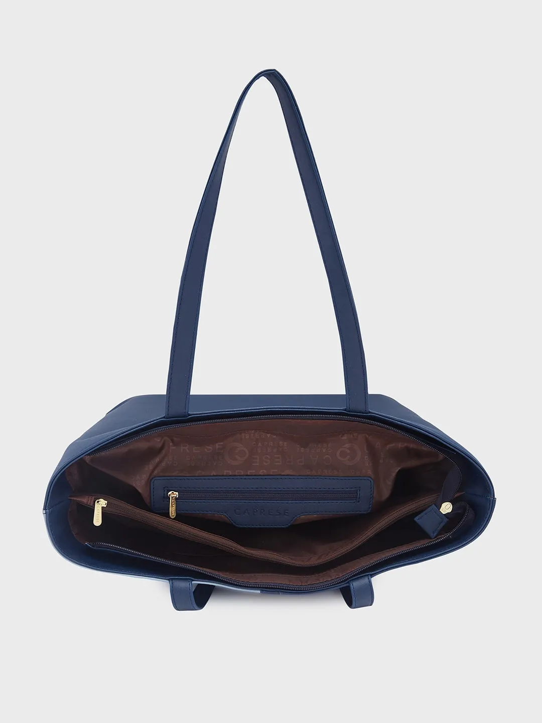 Caprese Sabreen Large Blue Navy Tote Bag