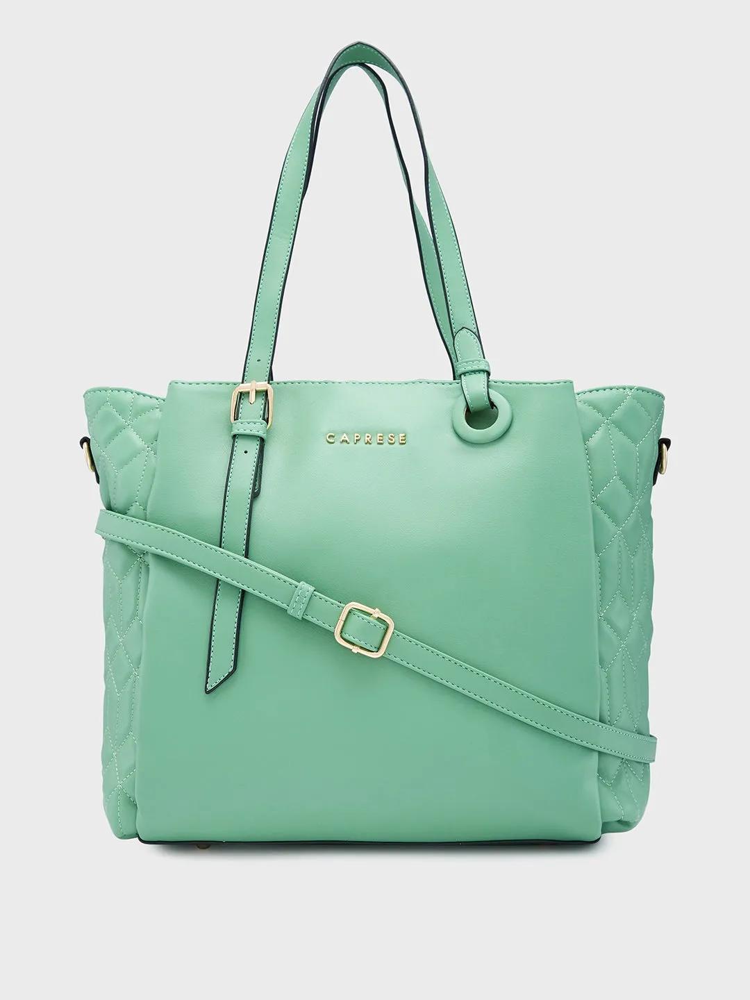 Caprese Sabrina Large Mint Tote Bag
