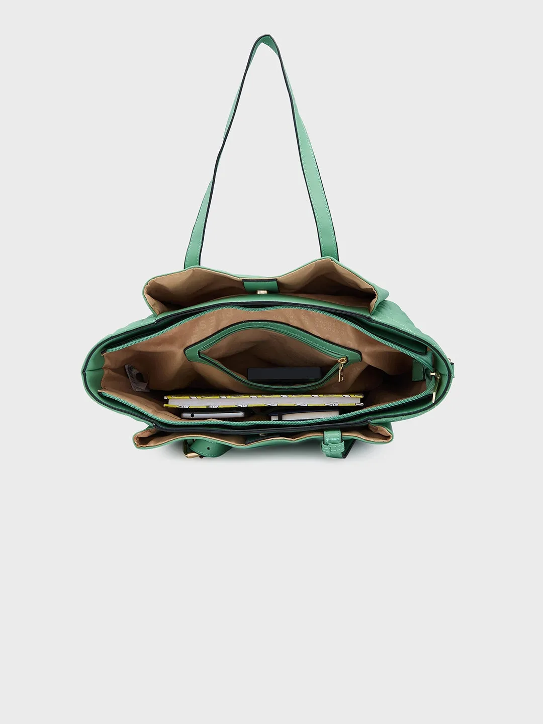 Caprese Sabrina Large Mint Tote Bag