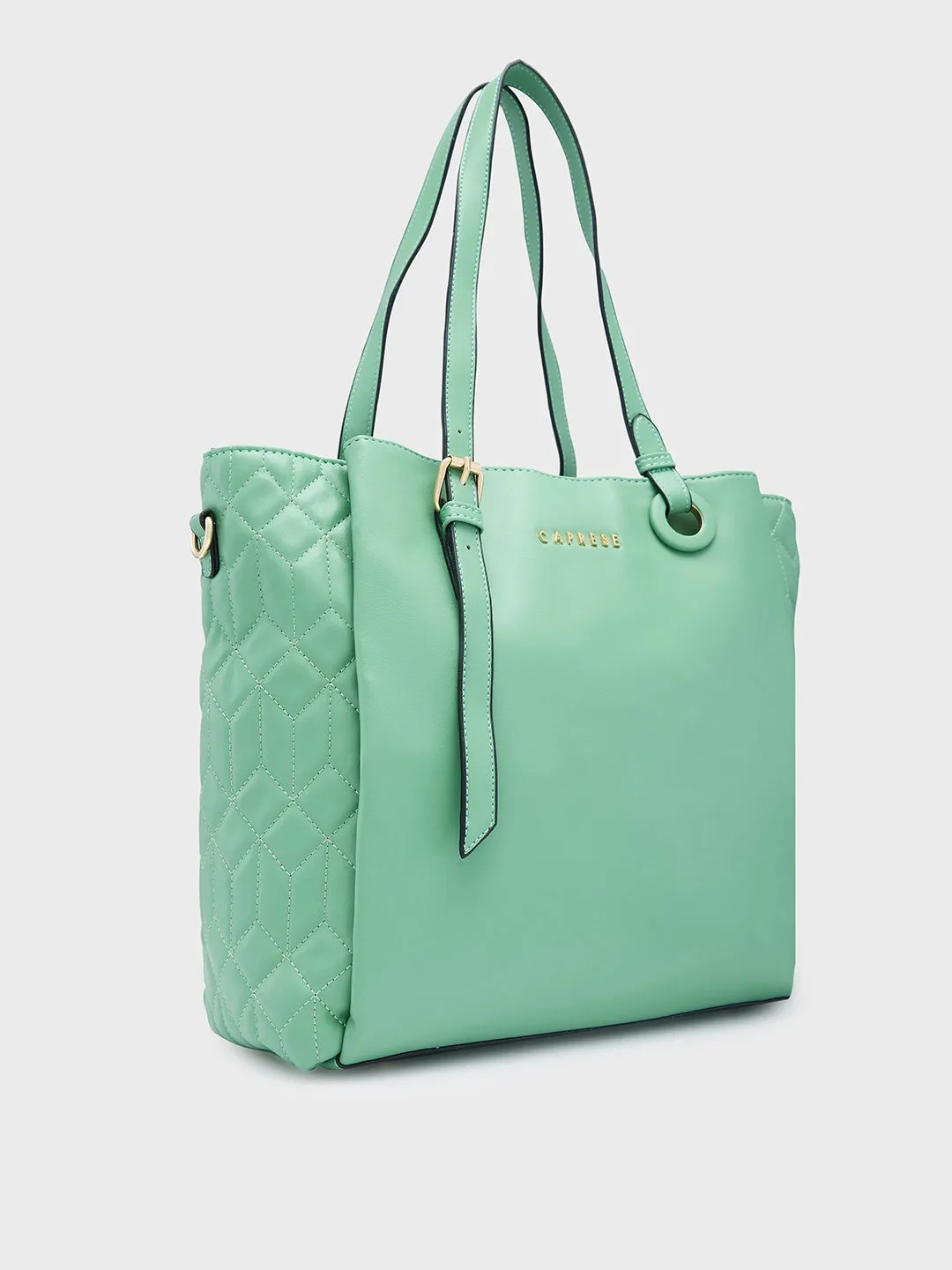 Caprese Sabrina Large Mint Tote Bag