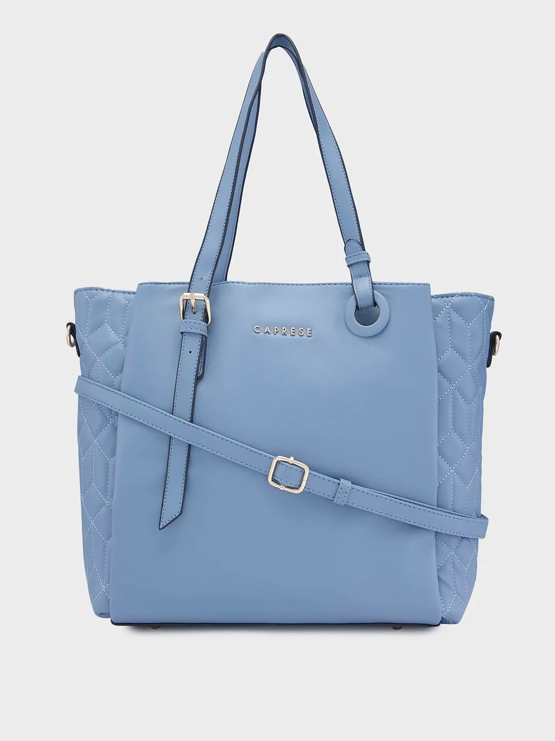 Caprese Sabrina Large Powder Blue Tote Bag